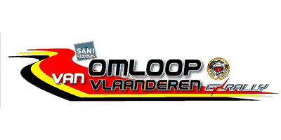 Logo E-RALLY Omloop van Vlaand eren