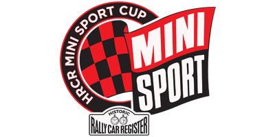 Logo HRCR Mini Sport cup stage rally A&D Omloop van Vlaanderen